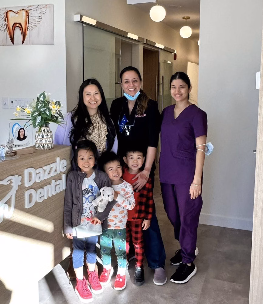 Jeff & Tiffany Abaquin with the Dazzle Dental team